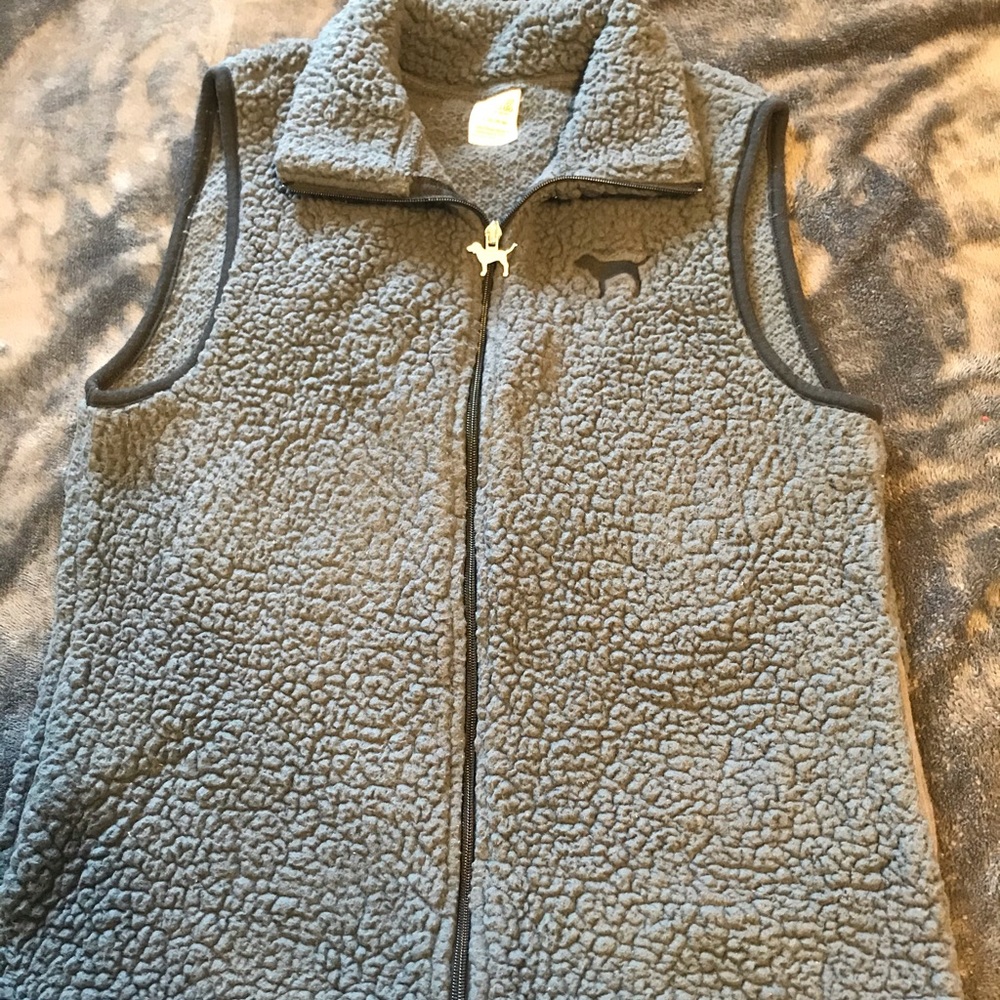 PINK Sherpa Vest
